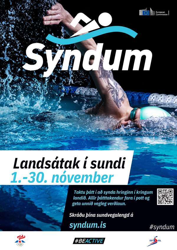 Syndum - landsátak í sundi 1. - 30. nóvember