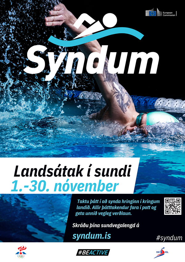 Syndum - landsátak í sundi 1. - 30. nóvember