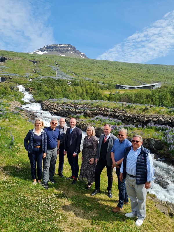 Vígsla ofanflóðamannvirkja á Eskifirði